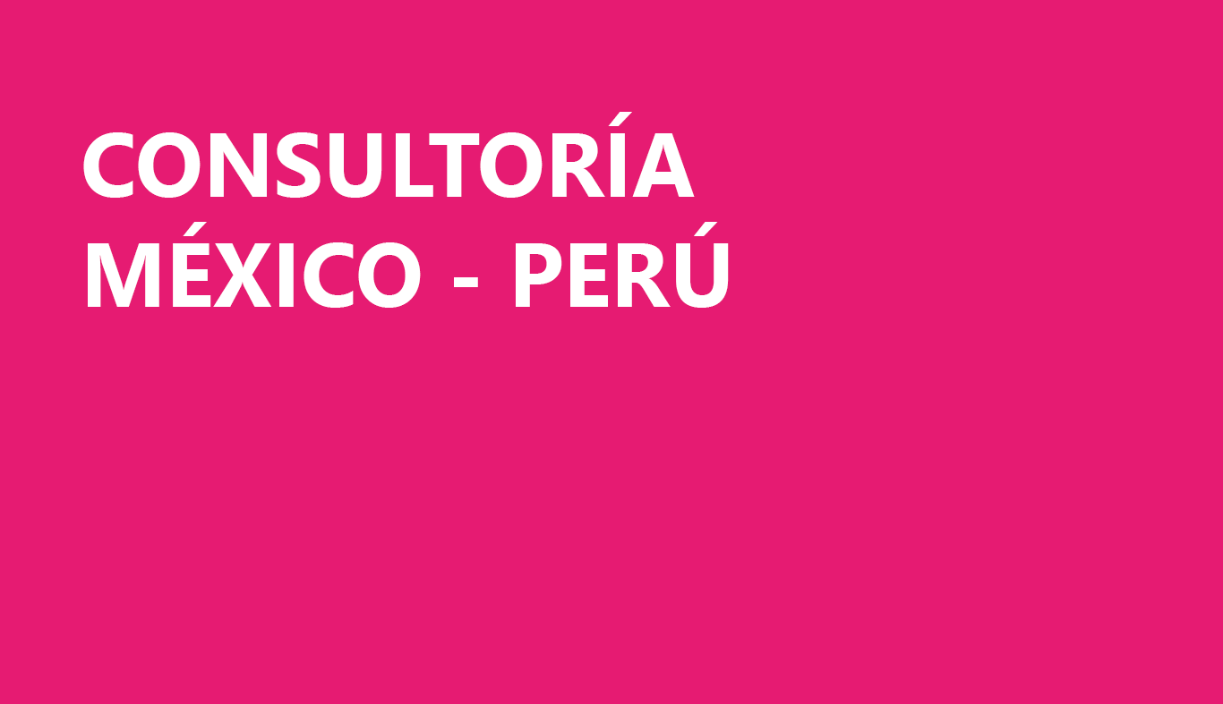 CONSULTORIAS—MEXICO-PERU